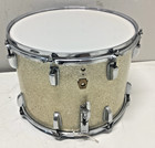 Ludwig 14  Silver Sparkle Marching Band Snare Drum With Keystone Badge  230561