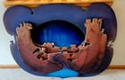 2000 Artist Signed Tom Krueger Landscape Wall Mural  1 1 Ooak 46 x38  Jumbo