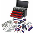 Workpro 450 Pieces  408 Pieces Heavy Duty Mechanics Tool Set Chrome Metal W  Box