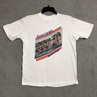 Vtg Coors Light T Shirt Mens Small  Cycling Silver Bullet Beer Single Stitch Usa