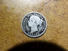 Canada 1891h  10 Cents  925 Silver Queen Victoria Nice Original Coin Df3
