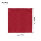 50pcs Claret Satin Table Napkins Polyester Table Napkin 17  17 Inch