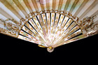 Tiffany   Co  Antique Mother Of Pearl Hand Fan Leaf Signed Renon   ventail Nacre