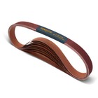 Powertec 1 X 30  Sanding Belt 80 Grit 10pcs Aluminum Oxide Sandpaper 111290