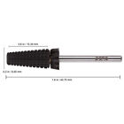 Usa  1 Pana 5 In 1 Nail Carbide Bit - Black - Extra Coarse Grit 3 32 