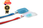Coghlan s Silicone Toothbrush Covers 2-pack - Bpa-free  One Size  Blue White