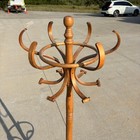 Vintage Bentwood Hallway Entryway Wood Coat Tree Spinning 71    Victorian Style