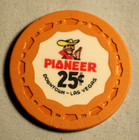 Pioneer Club Casino 25 Cent Chip 1964 Las Vegas Nevada Obsolete Gaming Chip
