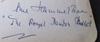 Rare Johan Hyd - Knudsen Conductor Royal Danish Ballet Signed Album Page  Coa