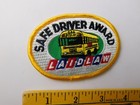 Laidlaw Trucking  Award Vintage Patch School Bus Safe Driver