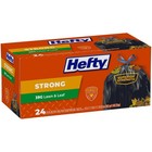 Strong Lawn   Leaf Drawstring Trash Bags - 39gal - 24ct