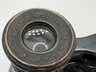 Chevalier Paris Antique Leather Wrapped Opera Glasses Binoculars 