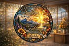Memorial Suncatcher Stained Acrylic Loss Of Dad Sympathy Bereavement Window Gift
