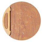 Vintage Dansk Denmark Teak Wood Cheese Board W integrated Wire Slicer Mcm