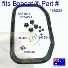 Fits Bobcat Roof Top Cab Window Seal Rubber Knob Kit 751 753 763 773 T300 T320