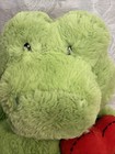 Dan Dee  mty International  Green Alligator Crocodile W  Plush Heart Pillow Toy