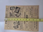 Vintage 1930s James Cagney Movie Theater Program