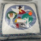 Vintage Mother Goose Yield House Quilted Patchwork Pillow Nursery Rhyme New