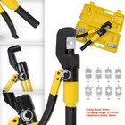 2025 New16mt Hydraulic Wire Crimper Crimping Tool Cable Lug Terminal With 10 Die
