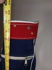 Vintage Hogan 3 Way Canvas  Red white blue Golf  Carry Bag No Rain Hood