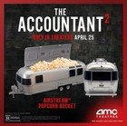 New The Accountant 2 Movie Airstream Rv Popcorn Tin Amc Exclusive Ready To Ship 