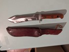 Vintage 1969 Puma White Hunter 6377 Knife Wodd Handle