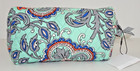 Vera Bradley Medium Cosmetic Makeup Bag Fan Flowers