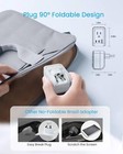 1 Pack Brazil Power Adapter Travel Plug  Vintar Foldable Type N Plug Adapter
