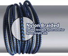 Braided Fast Charger Cable Heavy Duty Usb Lot Cord For Iphone 14 13 12 11 X Xr 8