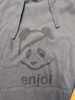 Enjoi Skateboard Men s Large Panda Logo Pullover Hoodie Sweatshirt Glassy Nwt