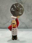 Chef Figurine Multicolor Stainless Steel Pizza Cutter Kitchen Tool