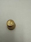 Vintage Solid Brass Thimble Makers Mark  Made In Usa Sewing