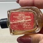 Vintage 1948 H  Fishlove Co Real Toilet Water Novelty Glass Bottle Gag Gift
