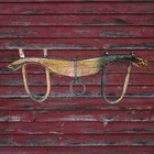 Antique Primitive Xl Oxen Ox Yoke 52    Wood Iron Barn Salvage Farmhouse Wall Art