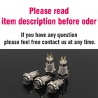 Small 8mm 10mm Metal Push Button Switch 4pin Led Latching Momentary Waterproof
