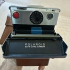   51   Polaroid Sx-70 Land Camera Folding W case   Flash Bulbs   Case  For Parts