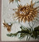 England - Antique Art Nouveau Majolica Tile C1900