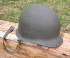 Wwii Us M1 Helmet Front Seam Nice Army Marine