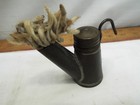 Antique Tin   Brass Coal Miners Lamp Mining Light Cap Safety Hat Teapot Lantern