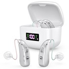 Bte Rechargeable Digital Hearing Aid - Severe Hearing Loss With Charging Case
