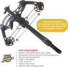 50 Burst Rapid Fire Ball Bearing Compound Bow  40 Lbs Draw Weight 330 fps Huntin
