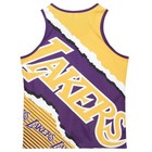 Mitchell   Ness La Lakers Jumbotron 2 Sublimated Crew Neck Tank Top Mens Purple 