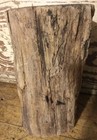 Antique Primitive Wooden Hornbeam Mortar Hand Carved Out Of Tree Trunk Miniature