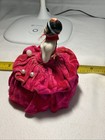 Antique Porcelain Art Nouveau Deco German Flapper Pin Cushion Doll 