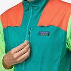 Patagonia Womens Houdini Stash 1 2-zip Pullover Subtidal Blue