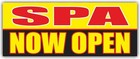 Spa Now Open Advertising Banner Vinyl Sign Beauty Salon Nails Hair Barber Wax