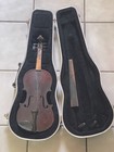 Antique 3 4 Violin With Case For Restoring Made In France