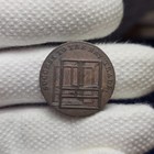 1794 Half Penny Colchester Castle Wool Loom Conder Token Colonial Coin