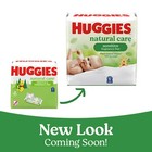 Huggies Natural Care Sensitive Baby Wipes  Unscented  6 Flip-top Packs  288 Ct  