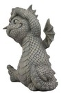 Whimsical Garden Dragon Morning Yoga Stretch Statue Zen Dragons Decor Figurine